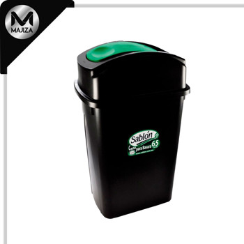 Producto - 8436VD CESTO 80L NEGRO BALANCIN LATERAL
