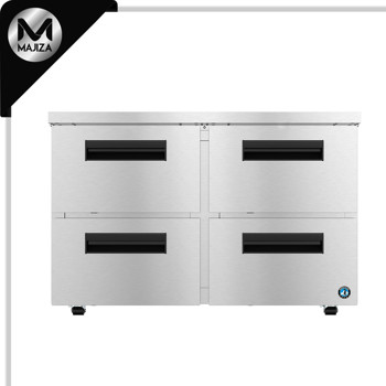 Producto - UR48B-LPD4, refrigerador de perfil bajo, dos secciones debajo del mostrador