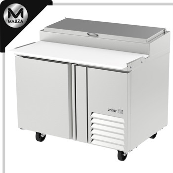 Producto - APTP-46 HC MESA REFRIGERADA DE PREPARACION - PIZZAS - 6 INSERT. GN-1/3 DE 6" DE PROFUND. - TABLA DE CORTE REVERS. DE 19" EN NYLAMID