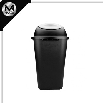 Producto - 8871BL CESTO JUMBO NEGRO S/ASAS TAPA BAL BLANCO
