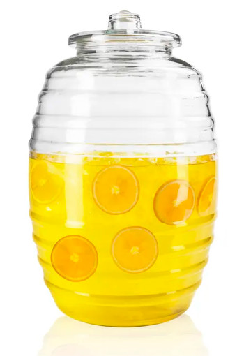 Producto - VITROLERO CON TAPA DE VIDRIO 10L