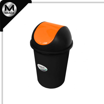 Producto - 8701NA CESTO REDONDO NEGRO 45L BALANCIN LISO