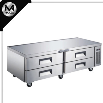 Producto - Mesa refrigerada base chef, 4 cajones.