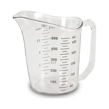 Producto - JARRA MEDIDORA ECONOMICA 0.500 LITROS PC