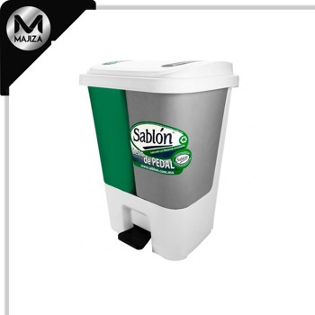 Producto - 8524DU CESTO DE PEDAL BLANCO 17L