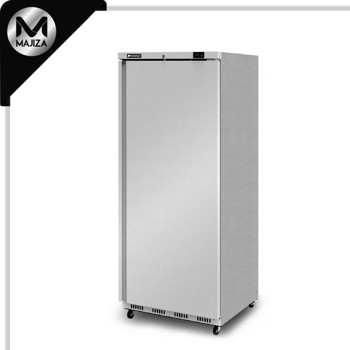 Producto - Refrigerador vertical puerta sólida 23 pies. Gas refrigerante R290, 4 parrillas internas