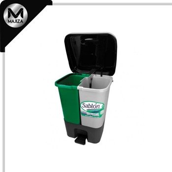 Producto - 8534DU CESTO DE PEDAL NEGRO 17L