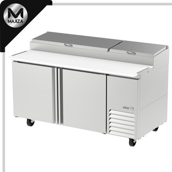 Producto - APTP-67 HC MESA REFRIGERADA DE PREPARACION - PIZZAS - 9 INSERT. GN-1/3 DE 6" DE PROFUND. - TABLA DE CORTE REVERS. DE 19" EN NYLAMID