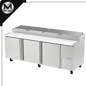 Producto - APTP-93 HC MESA REFRIGERADA DE PREPARACION - PIZZAS - 12 INSERT. GN-1/3 DE 6" DE PROFUND. - TABLA DE CORTE REVERS. DE 19" EN NYLAMID