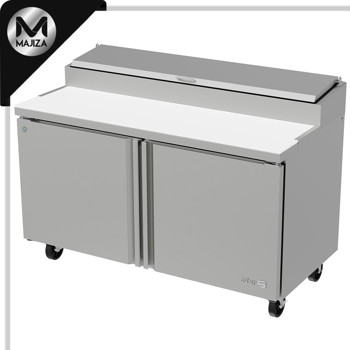 Producto - APTP-60 HC MESA REFRIGERADA DE PREPARACION - PIZZAS - 8 INSERT. GN-1/4 DE 4" DE PROFUND. - TABLA DE CORTE REVERS. DE 18" EN NYLAMID