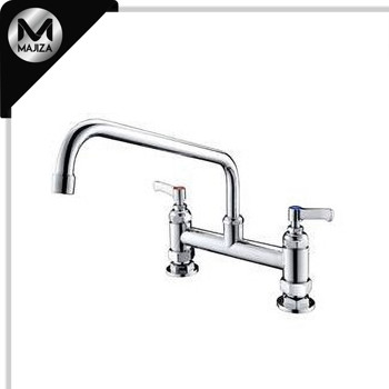 Producto - MEZCLADORA A CUBIERTA DE 8IN, USO PESADO CON GRIFO Y 2 BARRENOS DE 8"