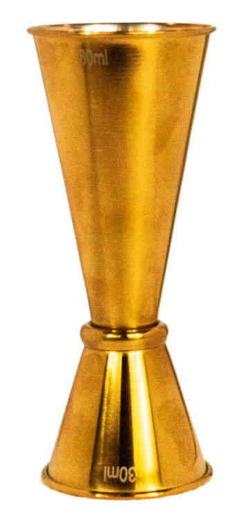 Producto - JIGGER 30/60 ml TIPO JAPONES DORADO ACERO INOXIDABLE