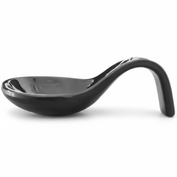 Producto - 82320 CUCHARA DEGUSTACION CON ASA 10.5 CM DE MELAMINA NEGRA