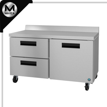 Producto - WR60B-D2, refrigerador, encimera de dos secciones, combinación de cajón y puerta