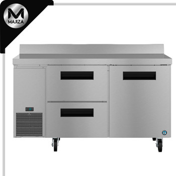Producto - WLR60B-D2, refrigerador de montaje lateral, encimera de dos secciones