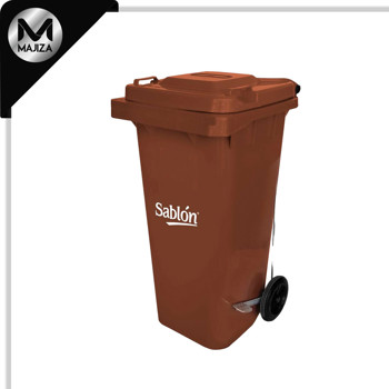 Producto - 8782CA CESTO 120L CAFE C/PEDAL