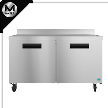 Producto - WF60B, congelador, encimera de dos secciones, puertas de acero inoxidable