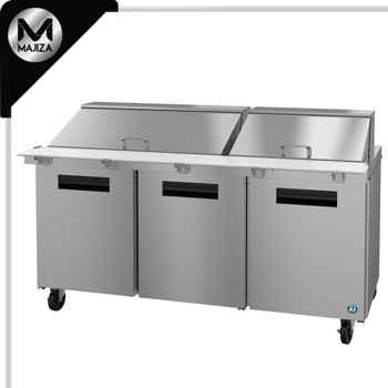 Producto - SR72B-30M, refrigerador, mesa de preparación Mega Top de tres secciones