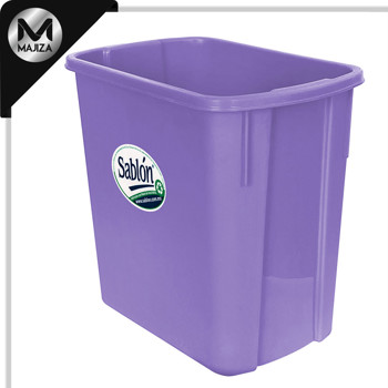 Producto - 8319MO Cesto rectangular violeta con capacidad de 4 litros / 0.79 gl.