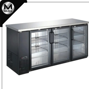 Producto - Enfriador barra trasera, 3 puertas de vidrio. 