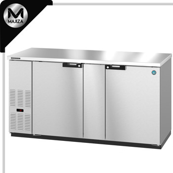 Producto - BB69-S, Refrigerador, Dos Secciones, Barra Trasera de Acero Inoxidable, Puertas Sólidas