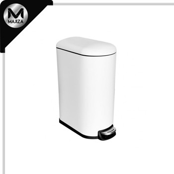 Producto - 702BL CESTO METALICO 10L BLANCO C/PEDAL