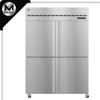 Producto - R2A-HS, refrigerador vertical de dos secciones, puertas de acero inoxidable con cerradura