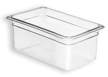 Producto - FUENTE DE POLICARBONATO TERCIO (32x17.5 CM) CON 6 IN DE PROFUNDIDAD (15 CM)