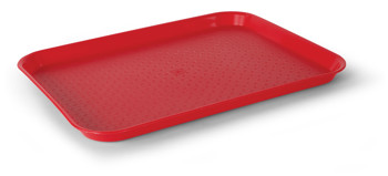 Producto - CHAROLA DE SERVICIO PP 10*14IN ROJA