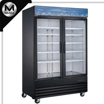 Producto - Congelador vertical , 2 puertas de vidrio.