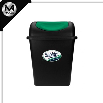 Producto - 8099VD CESTO MEDIANO BALANCIN NEGRO/VERDE