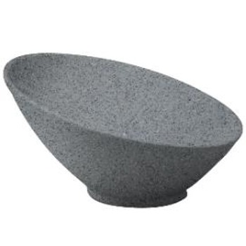 Producto - 84714 BOWL INCLINADO DE 25 CM  DE MELAMINA  GRAY GRANITE 