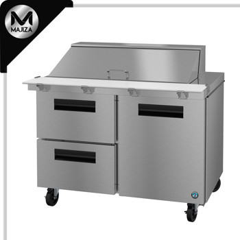 Producto - SR48B-18MD2, refrigerador, mesa de preparación Mega Top de dos secciones