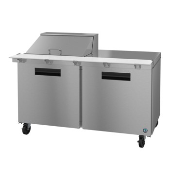 Producto - SR60B-12M, refrigerador, mesa de preparación Mega Top de dos secciones