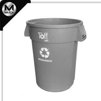 Producto - 9218MET CESTO TOFF 60L GRIS C/IMP