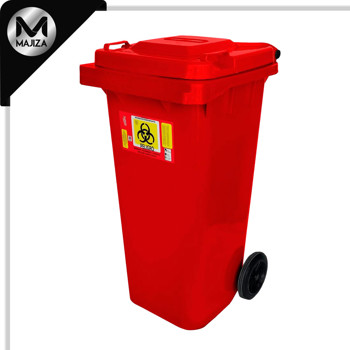 Producto - 8919RPBI CESTO 120L ROJO S/PEDAL C/IMP