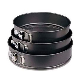 Producto - 77165 SET DE MOLDES P/HORNEAR DESARMABLES A: 23.5CMx6.7 CM B: 25.5CMx6. 7CM C: 27.5CMx6.7CM