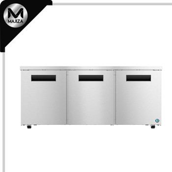 Producto - UR72B-LP, refrigerador de perfil bajo, tres secciones debajo del mostrador