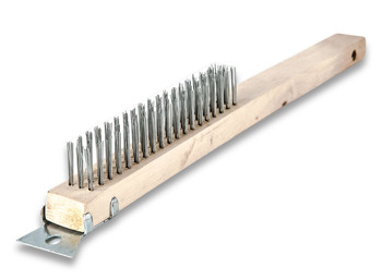 Producto - CEPILLO PARA LIMPIEZA DE ASADOR 50 CMS MANGO MADERA