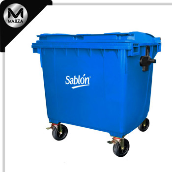 Producto - 8637AZ CONTENEDOR 1100L AZUL S/ PEDAL