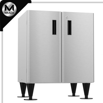 Producto - SD-500, máquina para fabricar hielo y dispensador con puertas con cerradura