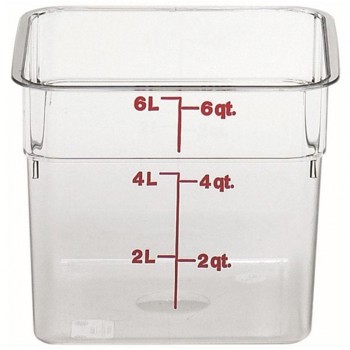 Producto - RECIPIENTE CUADRADO DE POLICARBONATO 6L