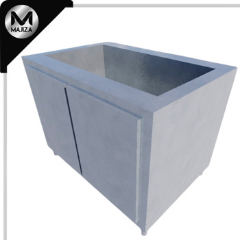 Producto - GABINETE CON TINA FRIA A HIELO EN ISLA MARCA MAJIZA MODELO MAJTGFHI-06-220-075-304, DE 2.20 X 0.75 X 0.90 MTS DE ALTO.