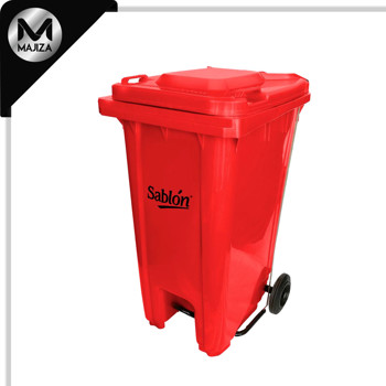 Producto - 8199RJ CESTO 240L ROJO C/PEDAL