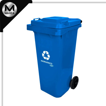Producto - 9307IN CESTO 120L AZUL S/PEDAL C/IMP