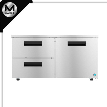 Producto - UR60B-LPD2, refrigerador de perfil bajo, dos secciones debajo del mostrador