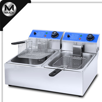Producto - DZL-12BA - Freidora Eléctrica de 2 Tinas  de 12 Litros 
