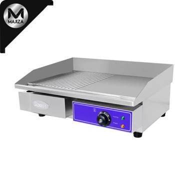 Producto - DPL-818-2 - Plancha Electrica 1/3 acanalada 2/3 Plana de 555 mm