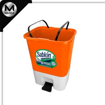 Producto - 8529NA CESTO DE PEDAL BLANCO 17L