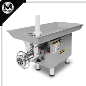 Producto - MOLEM-22M2- Molino embutidor, motor de 2 hp, corona, cabezal
extendido y gusano fabricados en acero inoxidable.